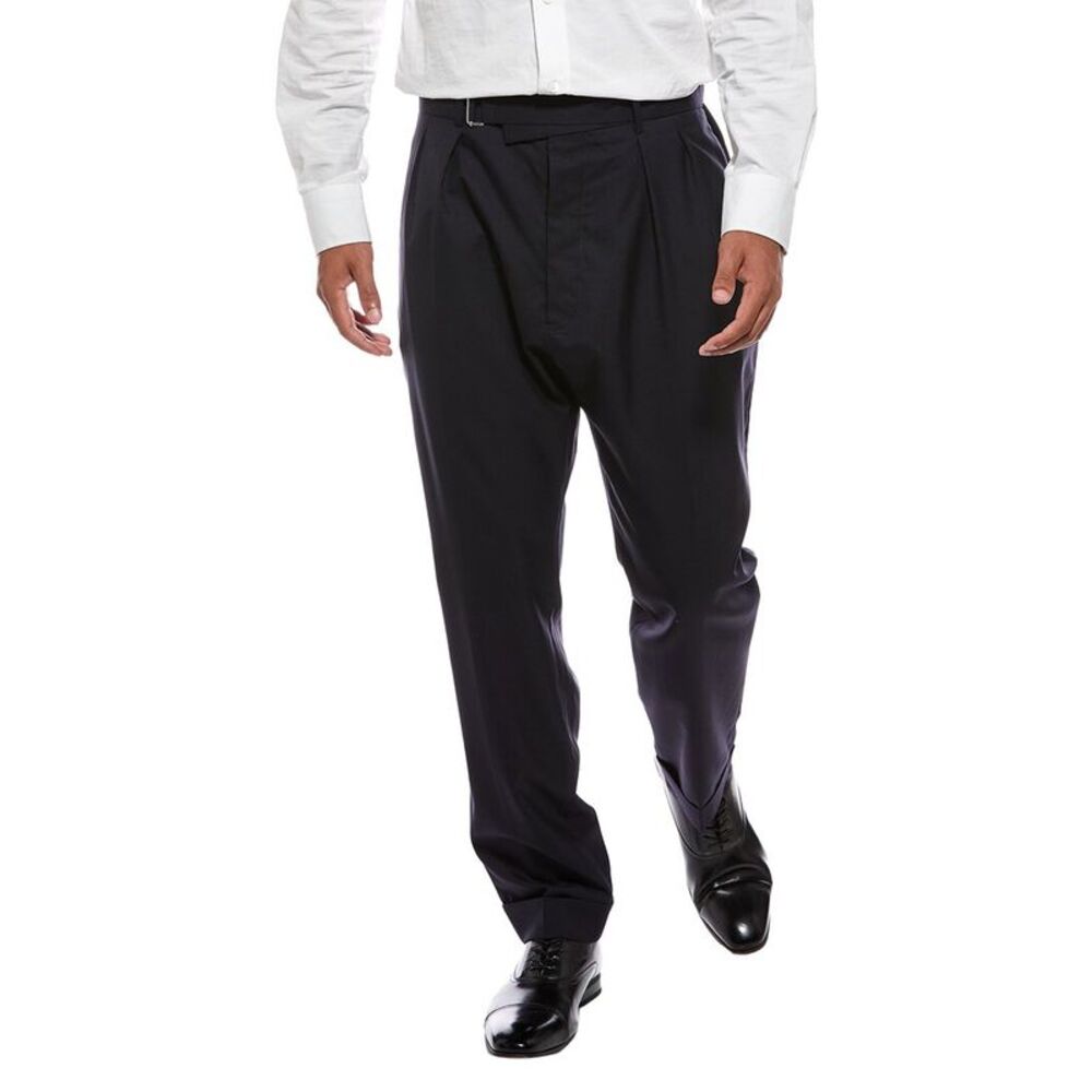 Officine Générale Mens Officine Generale Pierre Wool Pant, Navy